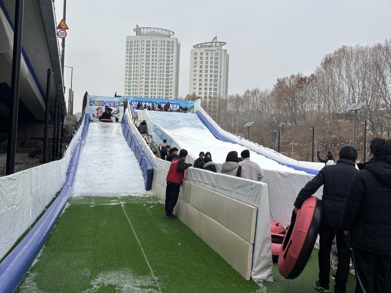 양재천 눈썰매장 방문 후기 요금 이용팁 준비물까지